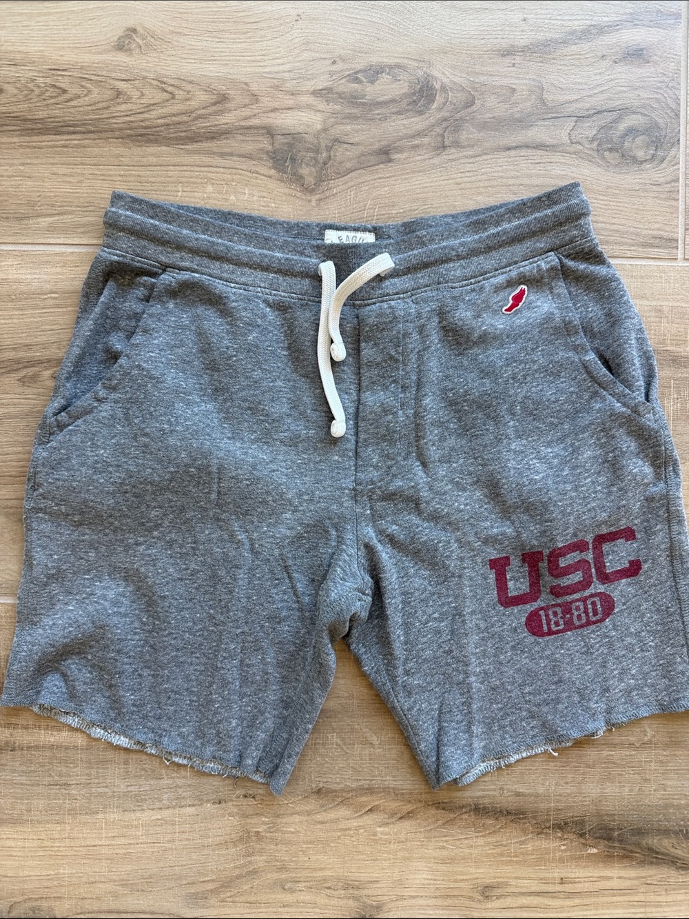 League Gray USC Graphic Athletic Drawstring Shorts